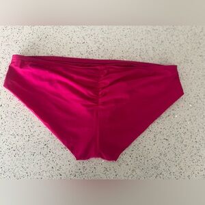 Michael Kors MK BOTTOM only Pink Bikini Ruched Bottom Bathing Suit 6 Swim
